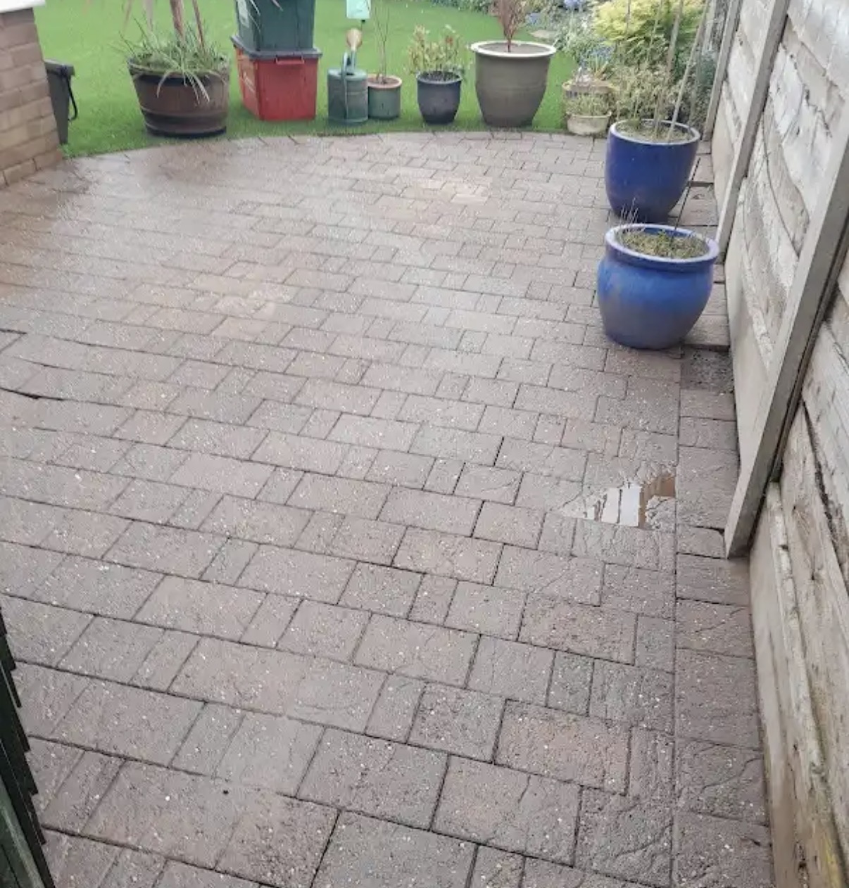 Block paving after a thorough professional clean